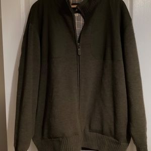 Orvis Men’s Wool knit sweater jacket/coat/Hunting/Shooting Jacket Size XL